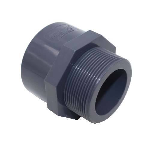 PVC SCH80 Male Adapter, Soc x Mipt (SEKISUI)